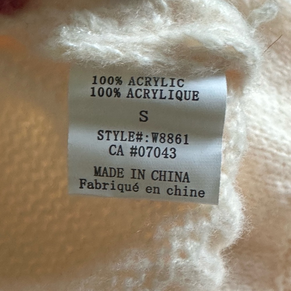 DREAMERS by DEBUT Granny Square Sweater NWOT - Size Small - Picture 6 of 6